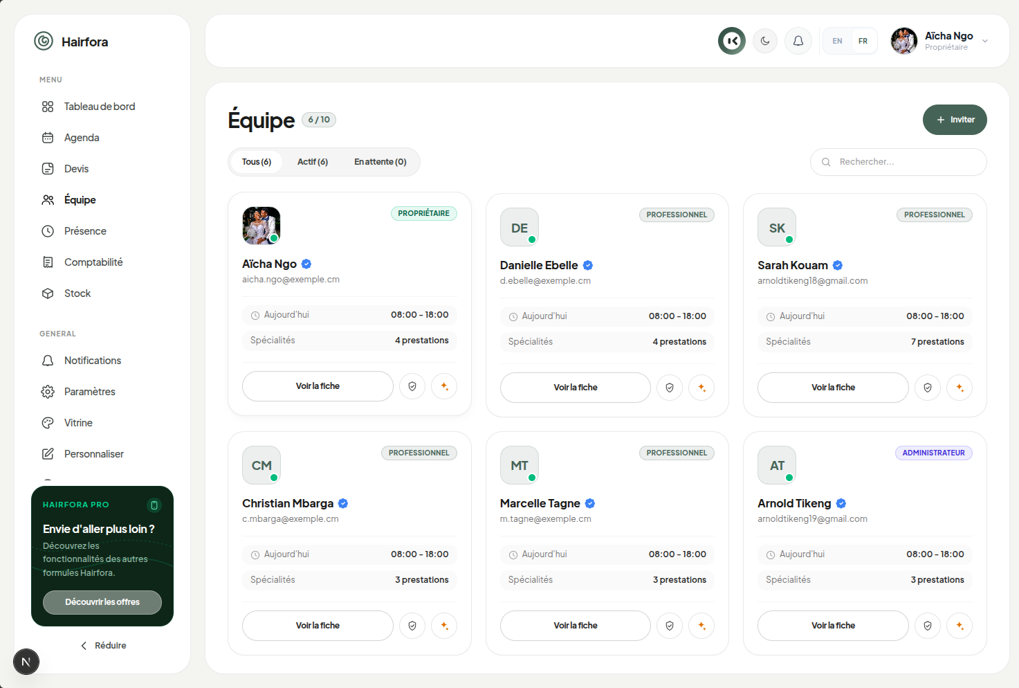 Staff Directory & Capability Profiles